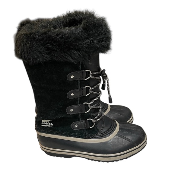 Sorel Joan Of Arc Waterproof Winter Snow Duck Boot Men’s SZ 7 Black